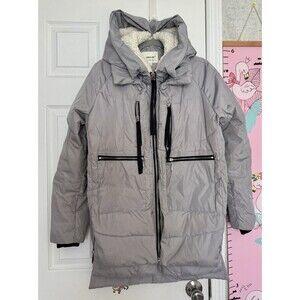 Orolay Down Small Gray Womens Parka Coat Hooded Jacket